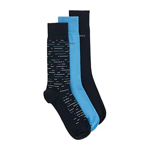 BOSS Herr 3p Rs Gift Set Cc strumpor, mörkblå, 40–46 EU