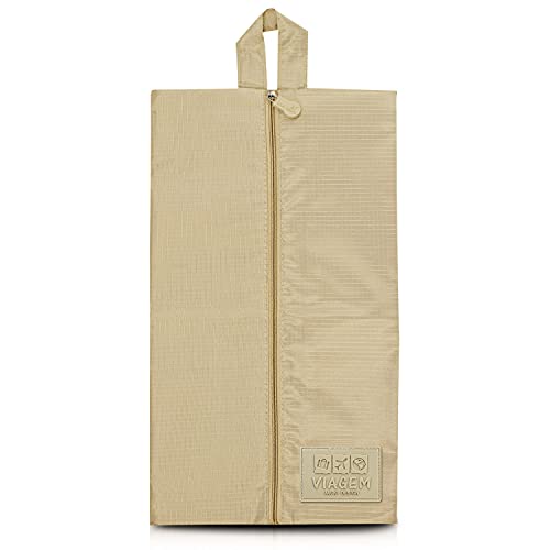 Bolsa Porta Sapato Estampa Lisa Jacki Design Creme