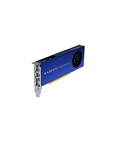 Tarjeta gráfica DELL Radeon Pro WX 3100 de 4 GB GDDR5 para optimizar el trabajo multipantalla