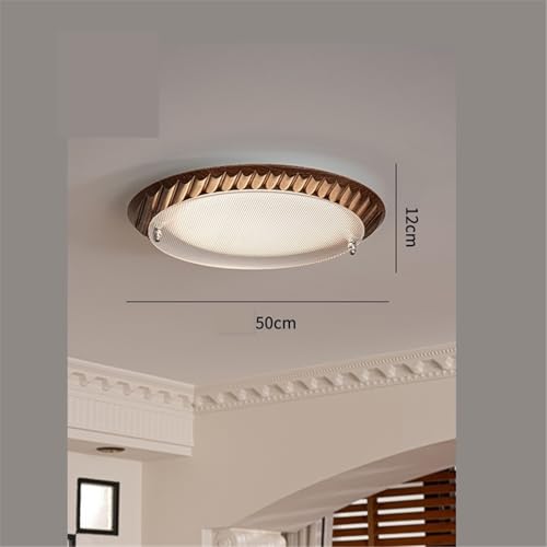地下 モダンでシンプルな中世スタイルの寝室用天井ランプ 3色可変ライト LEDランプ
