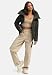 Navahoo Damen Steppjacke Winterjacke Stehkragen gefüttert B930 [B930-Amay-Olive-Gr.M]
