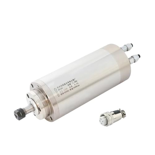 Spindle motor 1.5KW ER11 Water-Cooled Spindle Motor 400Hz 24000rpm Diameter 80mm Woodworking Spindle For Router Machine Tool(1.5kw 380V)