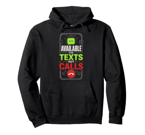 Disponible para Textos No Llamadas Sudadera con Capucha