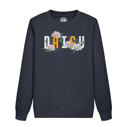 Sweatshirt enfant marguerite fleurs minimaliste chic jardin coton confortable