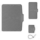 Design spacieux : ce lot de coussinets en silicone offre un espace généreux pour tous vos articles de cuisine, y compris la vaisselle et le savon, ce qui rend l'organisation sans effort.