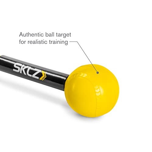 SKLZ Hitting Stick Batting Swing Trainer Select for Softball with Impact Absorbing Handle, 52\", Black - Thumbnail 2