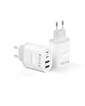 Tupneuf – 2-Pack USB C Stecker, 4-Ports USB Ladegerät Mehrfach Netztei
