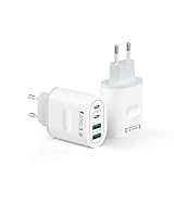 Tupneuf – 2-Pack USB C Stecker, 4-Ports USB Ladegerät Mehrfach Netztei