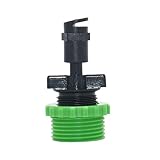 Presión: 1.5-3.0kg Bebedero cronometrado 20pcs 1/2 3/4 pulgadas de 180 grados de refracción de rociadores de agua de riego por goteo de la boquilla plana del ventilador del aerosol de aerosol de la planta for la boquill