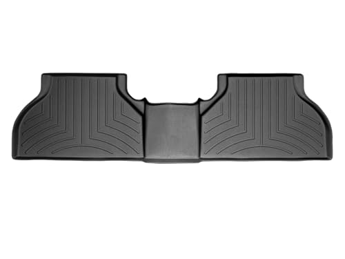Weathertech Custom Fit FloorLiners for BMW X5 30i, X5 35d, X5 4.8i - 2nd Row (440952), Black