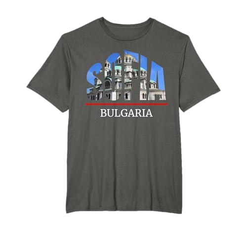 Sofía Bulgaria Ciudad Fotografía Vacaciones Viaje Recuerdo Camiseta