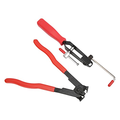 Cv Boot Clamp Pliers Kit, 2Pcs Stainless Steel Ear Clamp Boot Pliers, Automotive CV Banding Tool Kit