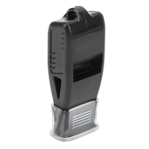 Silbato deportivo negro portátil y liviano miniatura 3
