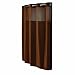 Hookless RBH40MY303 Fabric Shower Curtain -  Brown