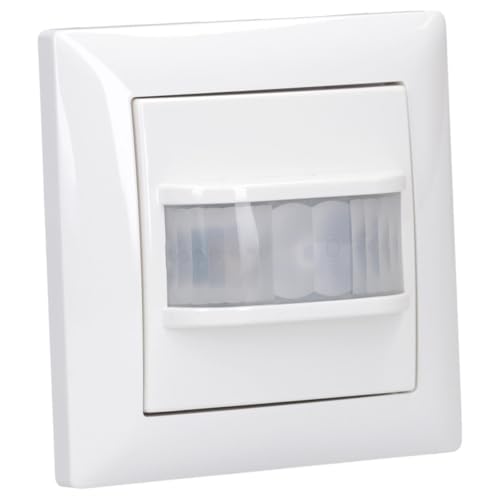 Busch-Jaeger 64762 UJ-914 Busch-Wächter Flex Komplettset mit Komfort Sensor Selectlinse und Relais-Einsatz Bewegungssensor 1-Fach Alpinweiß Balance SI 2CKA006800A2986