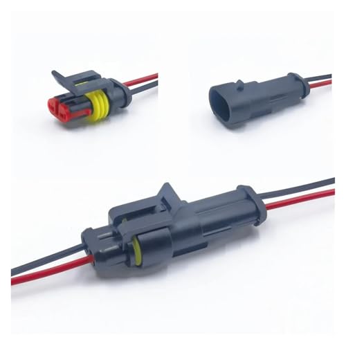 Conector impermeable de 3 pines para cables de coche y barco, pack de 10 piezas rápidas 3