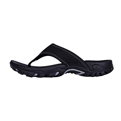 Image of Mens Flip Flops Comfort Sport Thong Sandals for Indoor Outdoor Casual Beach Flip Flops for Men with Arch Support