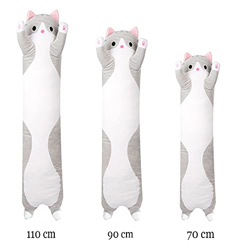 Cat Plush Hugging Pillow,Large Long Cat Stuffed Animal Toy,Kitten Stuffed Animal Plush Cat Pillow Hug Pillow Body Pillow #TOP3