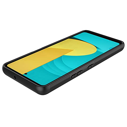 Tekcoo Case Compatible For Lg Stylo 7 [5G Network], Luxury [Tmajor] Shock Absorbing Rubber [Black] Silicone Plastic Scratch Resistant Bumper Grip Rugged Cute Sturdy Hard Phone Cases Cover #TOP3