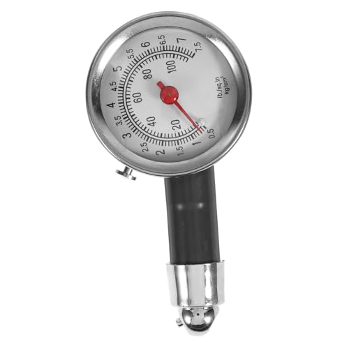 BESTYASH Dial Tire Pressure Gauge for Cars Accurate Pressure with Case Essential Tire Pressure Testing Tool for Safe Driving Compatible with Motorcycles and Trucks