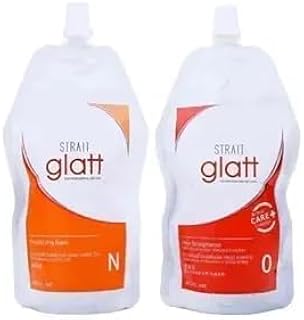 Strait Glatt Hair Straightening Cream, N and 0 Formula