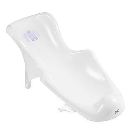 Hylat Baby Accesorio de baño para bebés - una valiosa ayuda para el baño de bebés y niños desde el nacimiento hasta los 6 meses aproximadamente. Blanco yeti