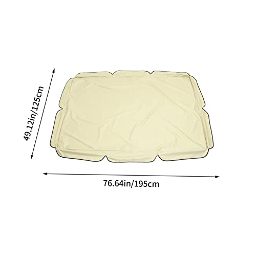 Columpio dosel reemplazo poliéster beige para solucionar techos rotos 5
