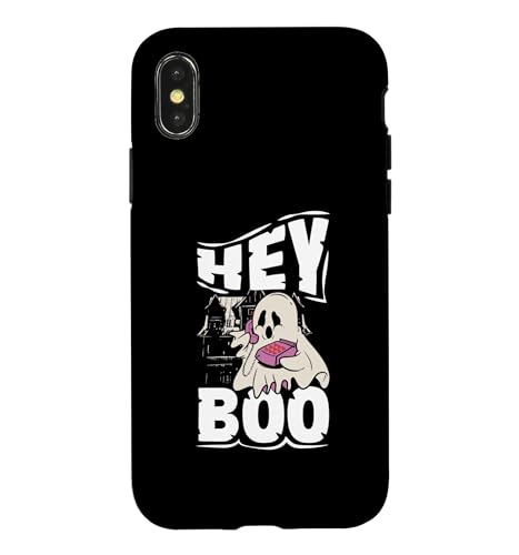 Groovy Hey Boo �L���[�g �S�[�X�g �ʔ��� �n���E�B�� ���̎q ���� �L�b�Y �X�}�z�P�[�X iPhone X/XS �p