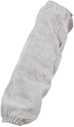 Coverguard - Manchettes de soudure blanche en croûte de vachette 40cm (Pack de 5