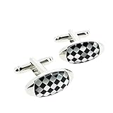 Simon Carter. Cufflinks Semi-Precious Stone Black Fantasy