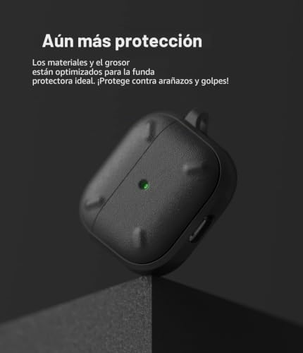 Funda AirPods 3 2021 Ringke Onyx anti-impactos negra antideslizante 5