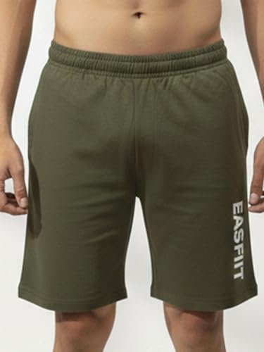 Image of Dollar Easy Fit Cotton Blend Pack of 1 Solid Men's Shorts