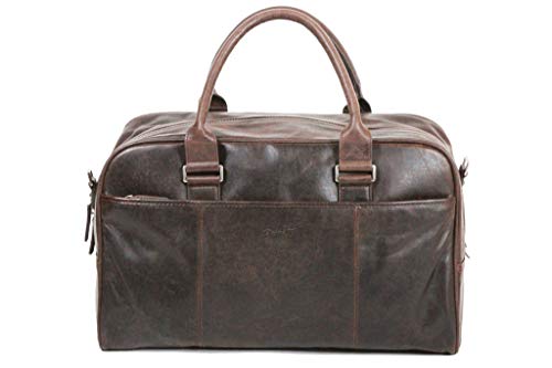Sac de voyage Gérard Henon en cuir de vachette pleine fleur outland de luxe