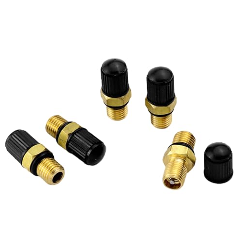 Strong Brass Valves con Núcleos US Tapas de Latón sin Herramienta Mejoras para Mantenimiento de Neumáticos de Auto y Bicicleta miniatura 3