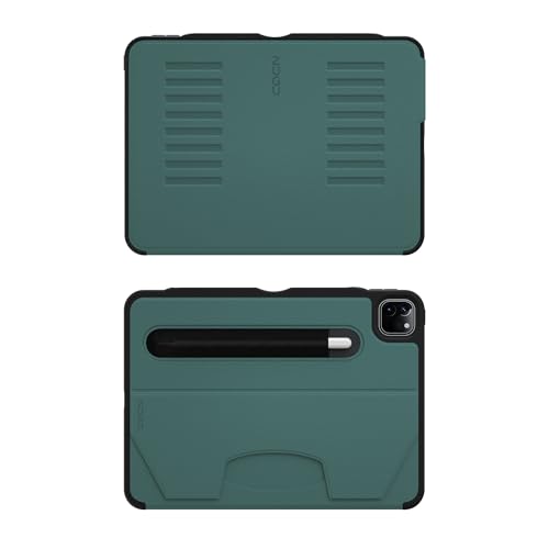 Image of Zugu Case for iPad Pro 11 (M4 /M5) 2024 /2025, Slim Protective Cover with Apple Pencil Holder, Auto Wake /Sleep, Multiple Viewing Angles, iPad Pro 11 Inch Case, Sturdy & Durable Phone Cover, Pine