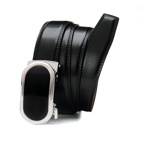 Men's Genuine Leather Dress Belt, Handmade, 100% Cow Leather, Fashion Classic Designs for Work Business and Casual3