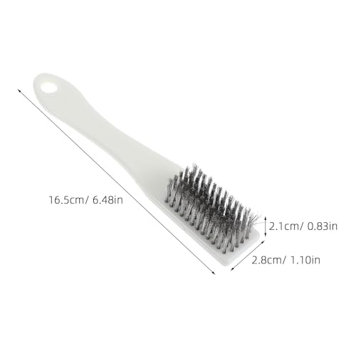 BESPORTBLE Stainless Steel Wire Brush with Deep Gap Cleaning for Collectibles 3pcs and Antistatic Technology , Small Metal Wire Brush for Delicate Surfaces , for Home and Travel Use - Image 2