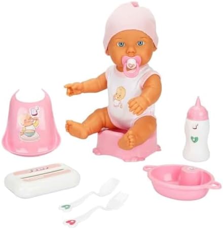 3823 Bebelou Bakım Zamanı Sesli Gülen Ağlayan Bebek 32 cm -Sunman - Görsel 3