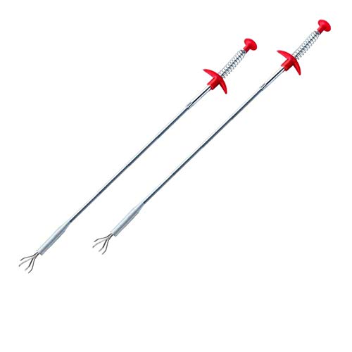 2 Stücke Ablauf Schlangen,Abflussreiniger,Waschbecken Reinigungshaken Cover