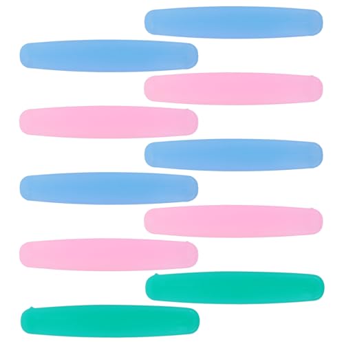 QUMIIRITY 10個 夜光歯磨き粉絞り器 軽量コンパクト 持ち運び便利 耐久性素材使用 化粧品対応 手動スクイーザー トラベル用 ラ ランダムカラー