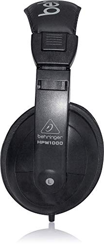 Behringer Studio Wired Over Ear Headphones Without Mic, Black (HPM1000-BK)