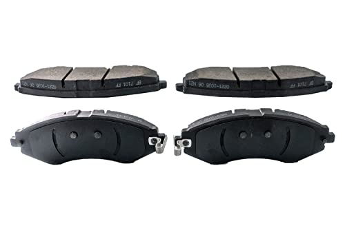 Image of Front Brake Pads Set Premium Ceramic Replacement For 2004 2005 2006 2007 2008 2009-2011 Chevy Aveo, 2013-2015 Spark, 07-10 Pontiac G3 D1035