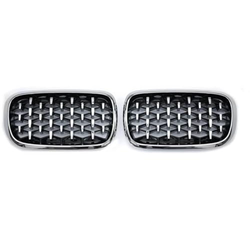 Parrilla delantera para coche X5 F15 2014-2018 con diseño de meteorito central tipo riñón doble