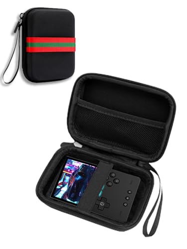 NOUKAJU Case for Trimui Brick Handheld Game Console, Game Console Protective Case,Drop-Proof,Scratch-Proof,Shock-Proof,Dust-Proof,Carrying Case for Trimui Brick Game Console(Black)