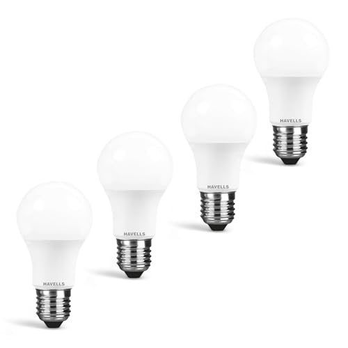 HAVELLS 9W LED bulb (Cool White 6500K) E27 (Pack of 4)