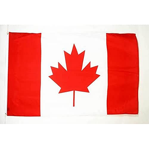 Kanada Flagge Aus Polyester – 60 X 90 Cm, Wetterfest, Mit Messingösen, Für Innen- Und Außenbereich