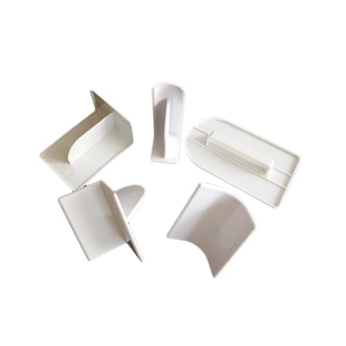 MAGICLULU 5 Pièces Racloir à Gâteau Lisseur à Gâteau Racloir à Fondant Outils De Pâtisserie pour Fondant Moules Et Moules à Pâtisserie Lisseur De Surface