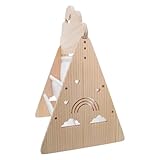 Support stable et rangement optimal : cette bibliothèque pour enfants debout toute seule et supporte des charges importantes. elle offre un rangement fiable pour les jouets de la chambre et permet de garder les accessoires de la salle de jeux bien organisés