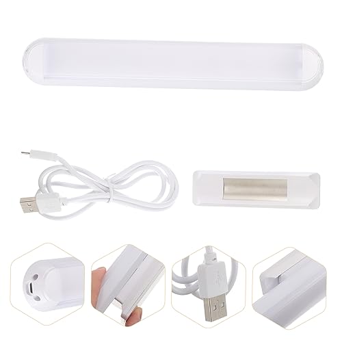 Espejo luz para maquillaje LED portátil recargable con USB para baño 4