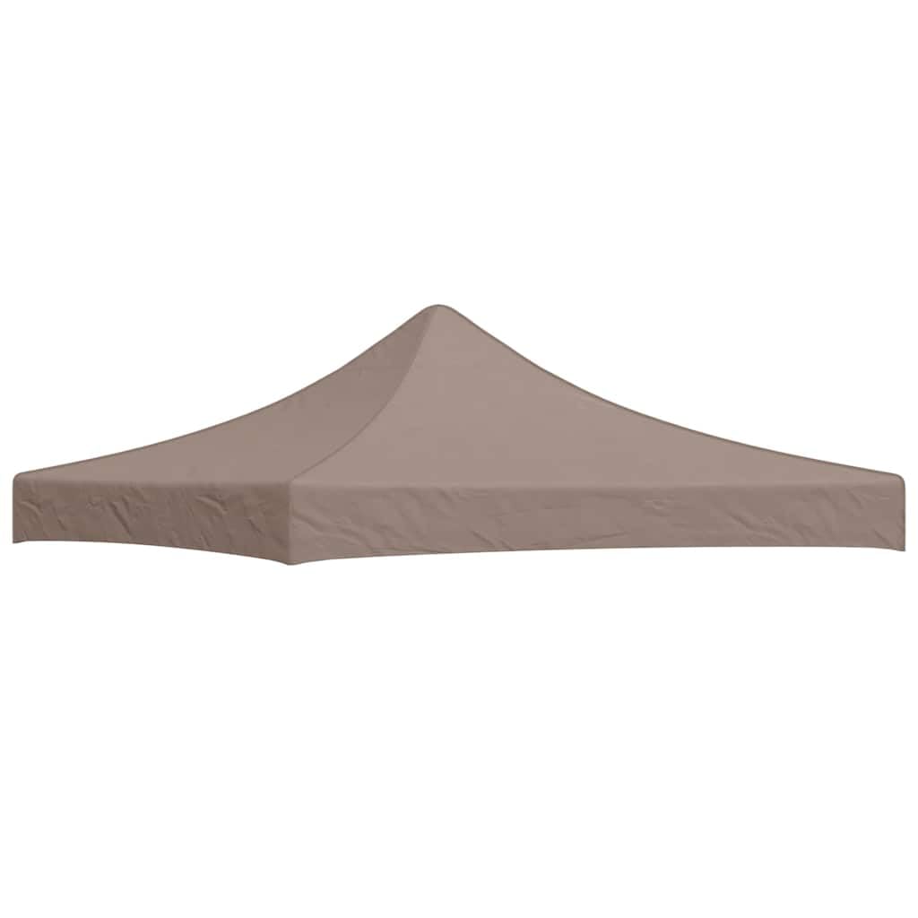 vidaXL Toit de Tente de Réception 3x3 m Taupe 270 g/m²
